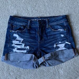 American Eagle MIDI Next Level Stretch Jean Shorts